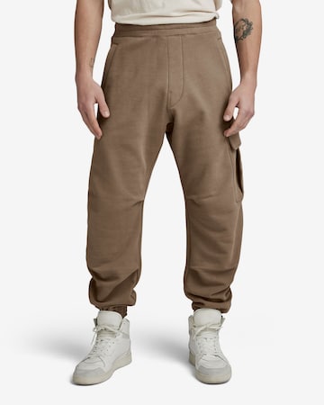 Loosefit Pantalon G-Star RAW en beige : devant