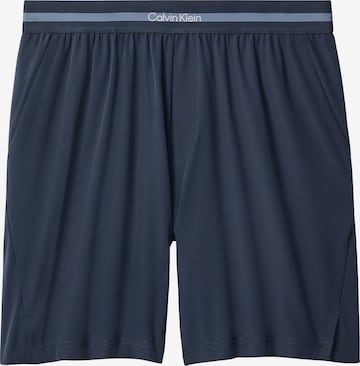 Pantalon de sport Calvin Klein Sport en bleu : devant
