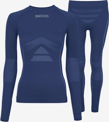 SNOCKS Ondergoedsets in Blauw: voorkant