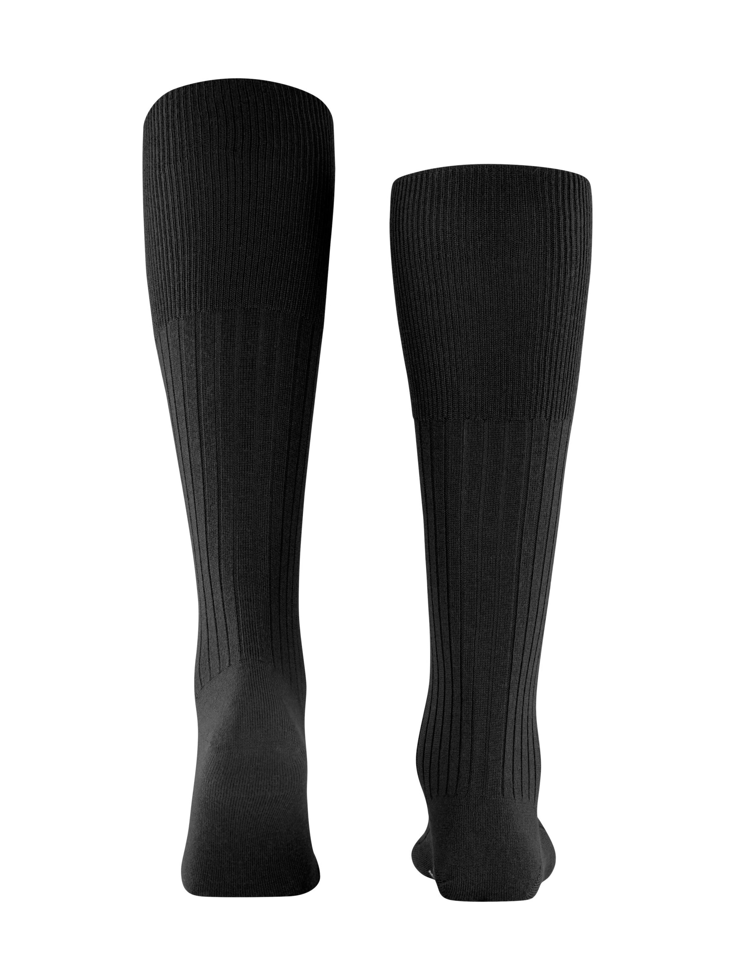 FALKE Knee High Socks 'Bristol Pure' in Black