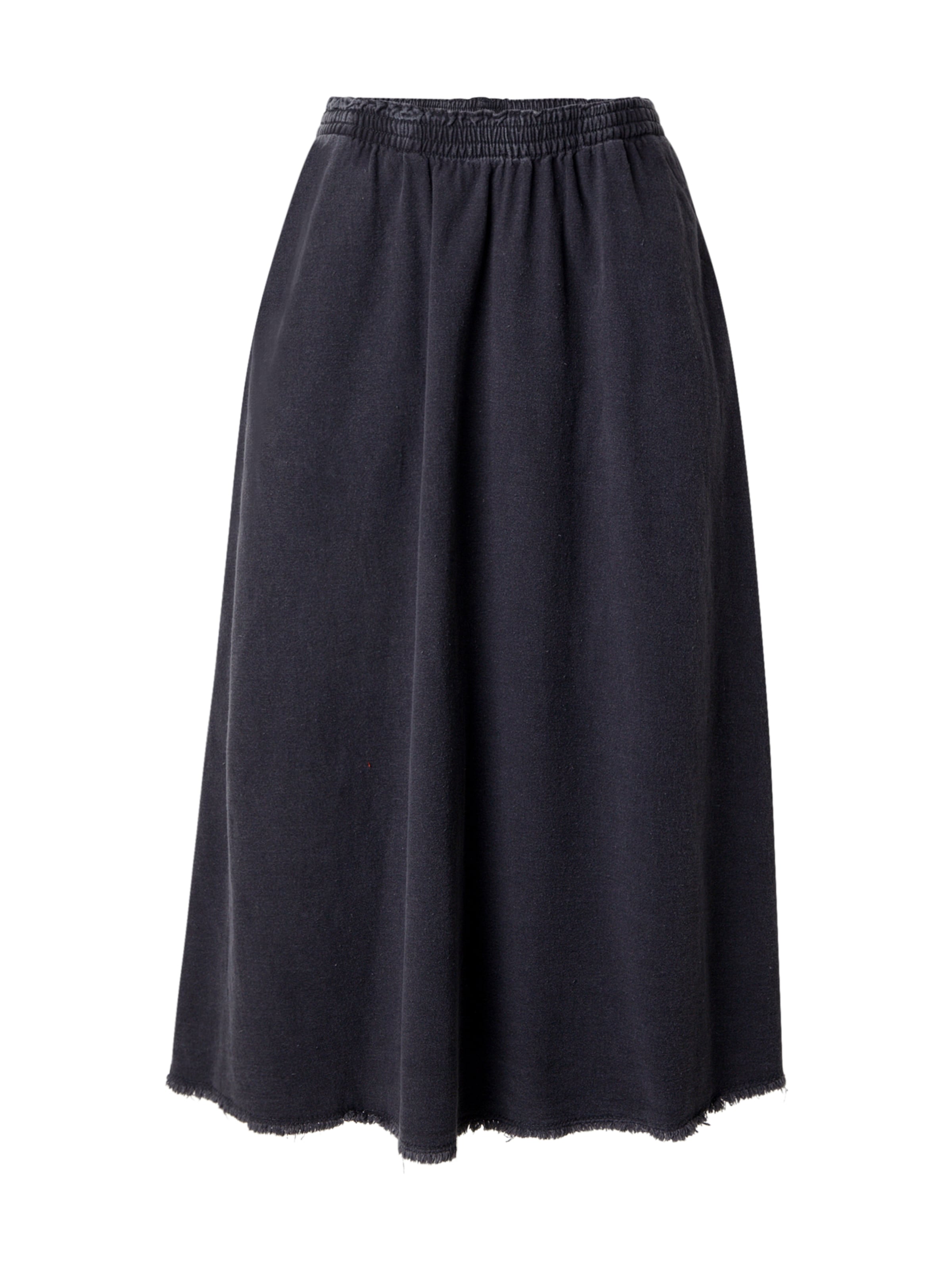 AMERICAN VINTAGE Sukně 'JAZY' – černá: přední strana