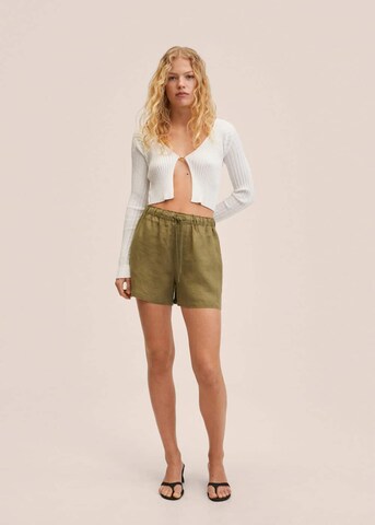 MANGO Regular Broek in Groen