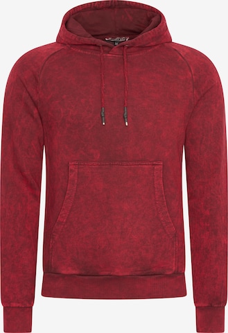 Rusty Neal Sweatshirt in Rood: voorkant