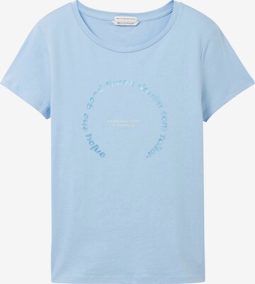 TOM TAILOR DENIM T-Shirt in Blau: predná strana