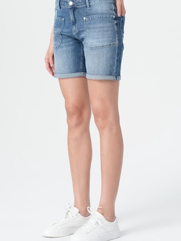 M.O.D MIRACLE OF DENIM - Pierna ancha Vaquero en azul