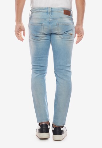 Le Temps Des Cerises Regular Jeans in Blauw