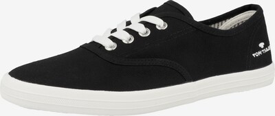 Sneaker low TOM TAILOR pe negru / alb, Vizualizare produs