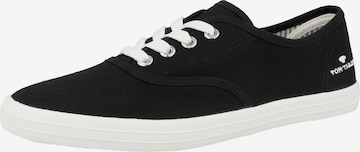 TOM TAILOR Sneakers in Black: front