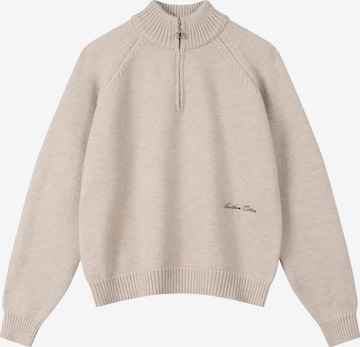 Pullover di Another Cotton Lab in beige: frontale