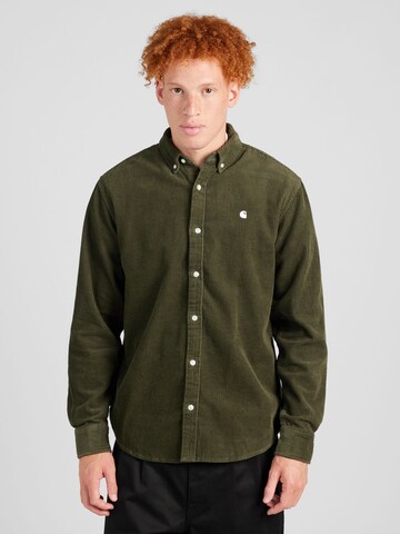 Carhartt WIP - Ajuste regular Camisa 'Madison' en verde: frente
