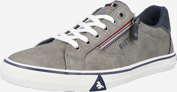 MUSTANG Nizke superge | siva barva: sprednja stran