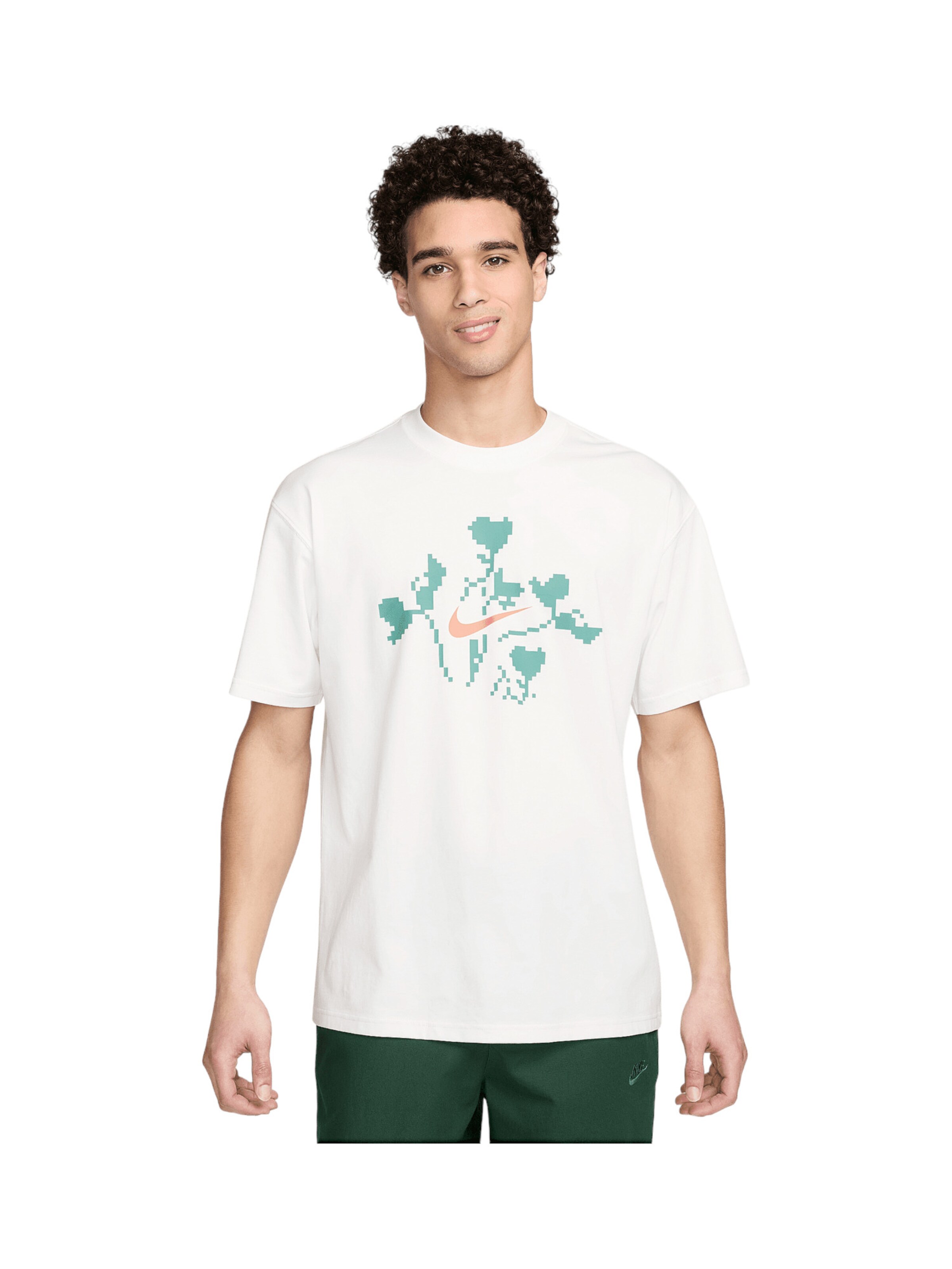 NIKE Performance shirt in White: front