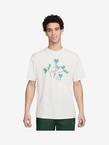 NIKETehnička sportska majica - bijela boja: prednji dio