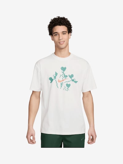 NIKE Performance shirt in S in Green / Orange / White, Item view