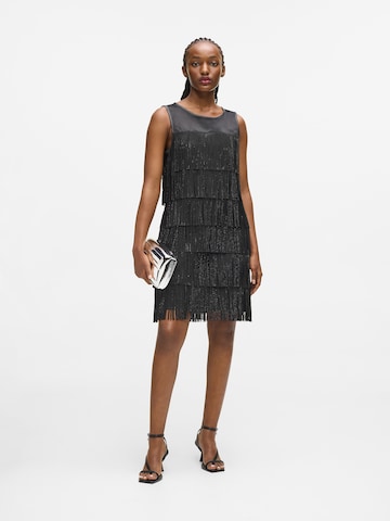 Karl Lagerfeld Koktejl obleka | črna barva