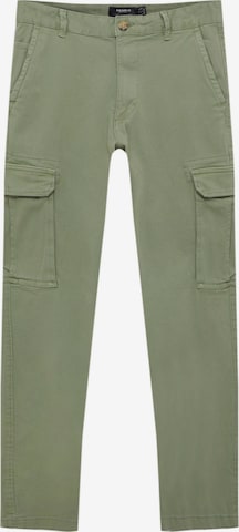 Regular Pantaloni cu buzunare de la Pull&Bear pe verde: față