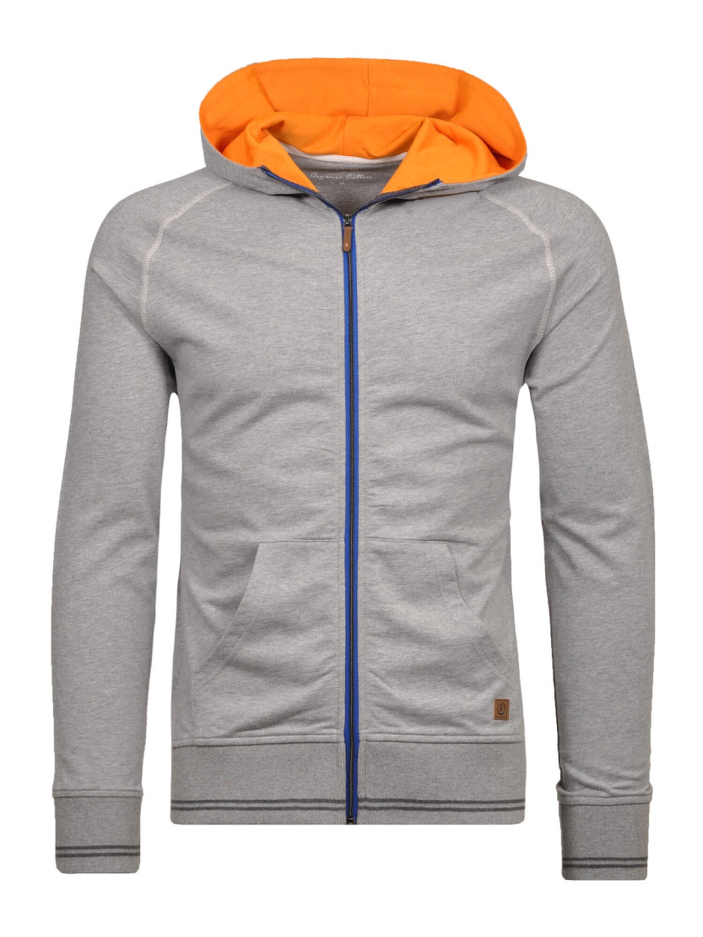 Veste de survêtement Ragman en gris : devant