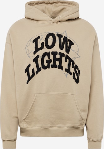 Sweat-shirt 'World-Race' Low Lights Studios en beige : devant