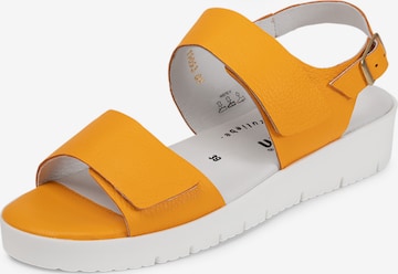 VITAFORM Sandalen met riem in Oranje: voorkant