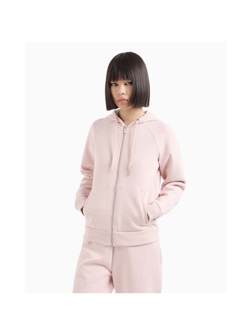 ARMANI EXCHANGE Sweat jacket in Pink: front