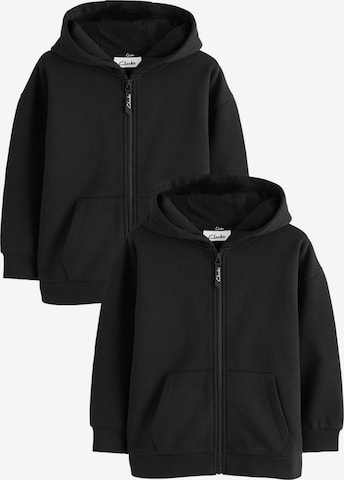 CLARKS Sweatjacke in Schwarz: Vorderseite