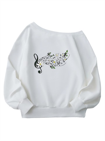 GORHEY Sweatshirt in White: front