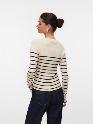 VERO MODA Pulóver 'VMGIZELLE' - bézs