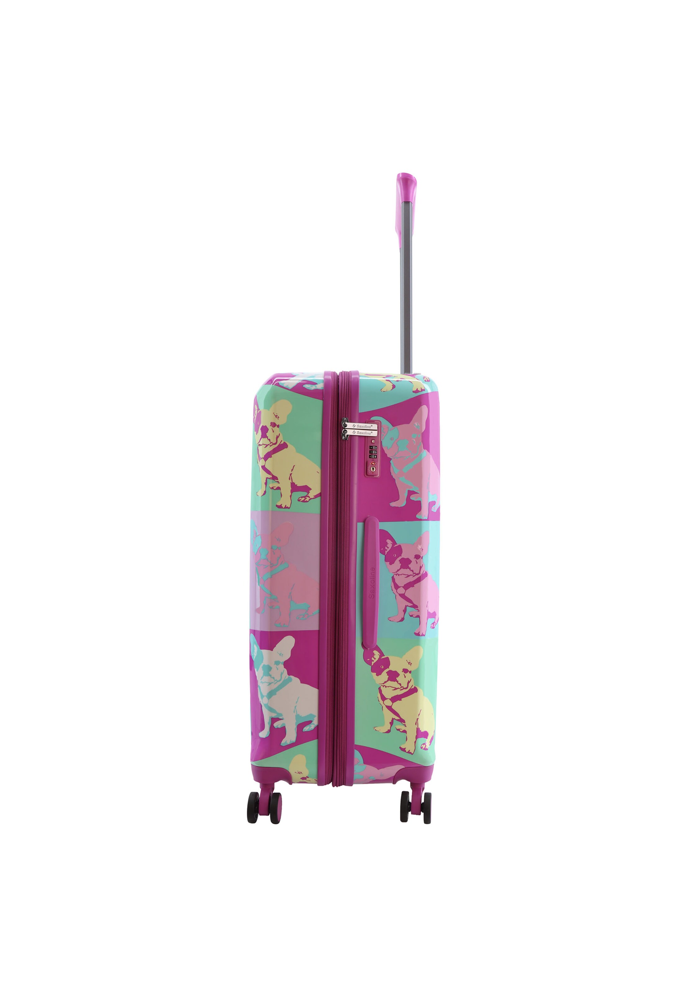 Saxoline Blue Suitcase in Mixed colors