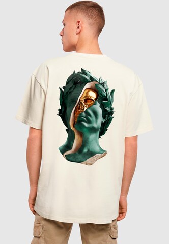 T-Shirt 'Caesar' Forgotten Faces en beige : devant