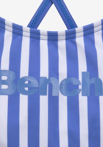 BENCH Bustier Bikini i blå