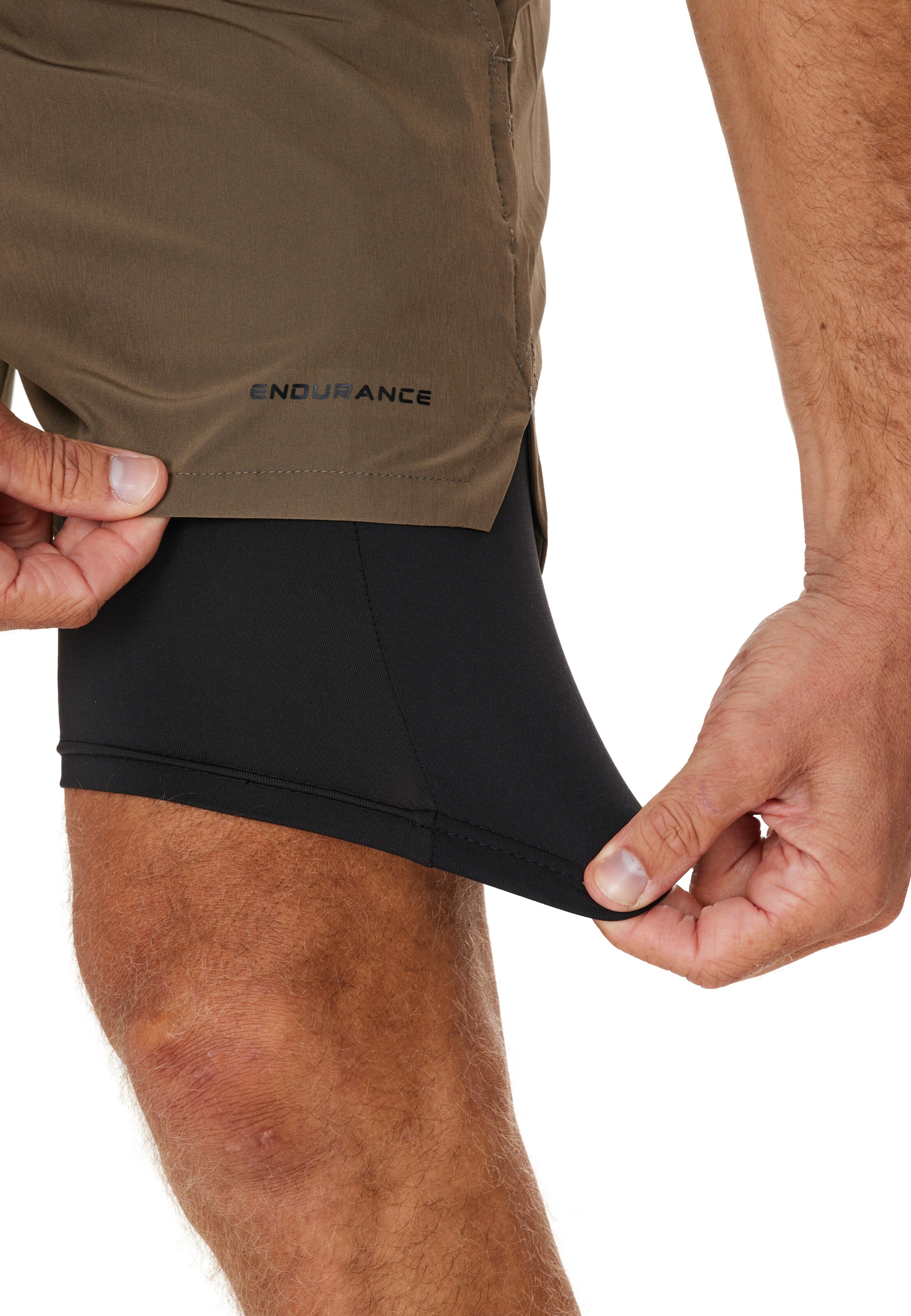 ENDURANCE Regular Workout Pants in Green