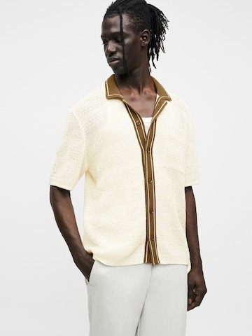 Comfort Fit Cămașă 'Sapercy' de la Samsøe Samsøe pe bej