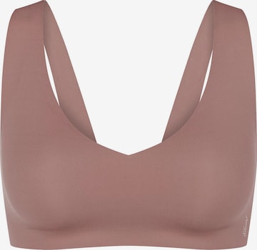 Soutien-gorge ' Blue ZERO Feel 20 ' SLOGGI en marron : devant