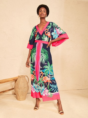 love & roses Dress in Blue