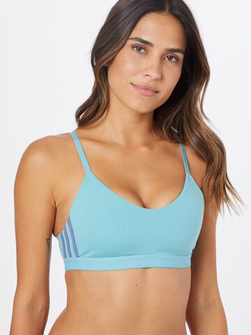 ADIDAS SPORTSWEAR Bustier Sport-BH in Grün: predná strana