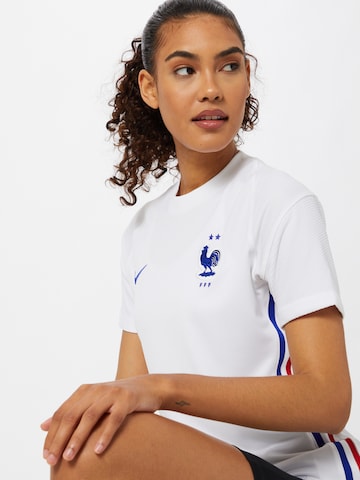 Maglia trikot 'Frankreich Away Stadium EM 2021' di NIKE in bianco