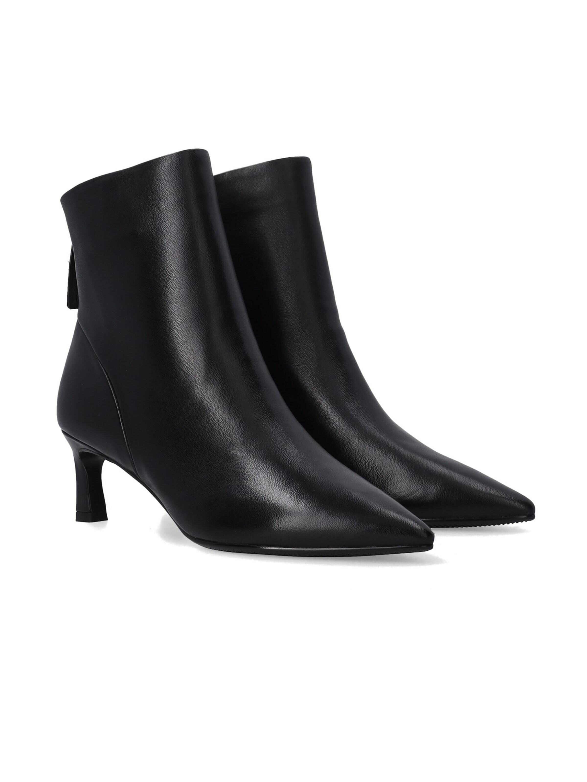 VENEZIA Boots 'Klassische braune Damenstiefel mit Stiletto-Absatz 41'‌‌‌‌‌ in Schwarz