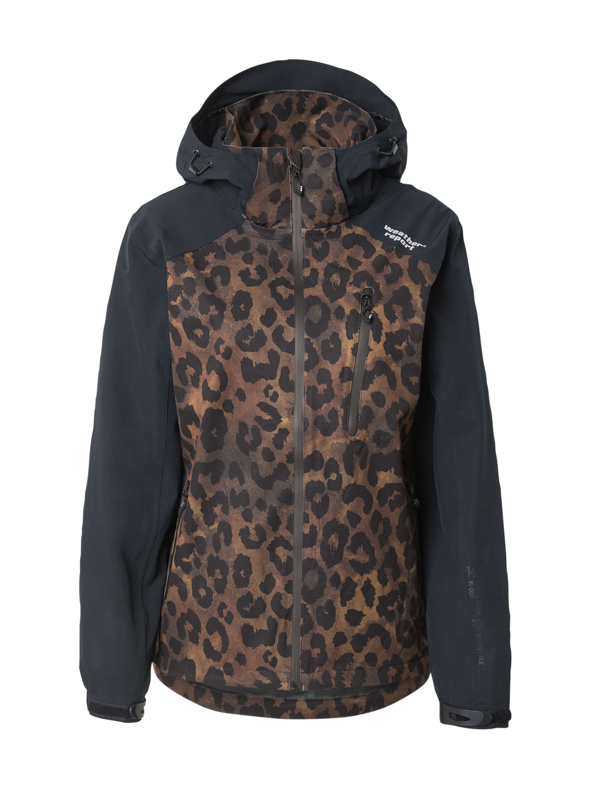 Weather Report Performance Jacket 'Camelia' in Brown: front