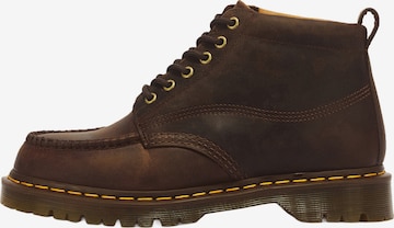 Bocanci cu șireturi 'Lowell 6' de la Dr. Martens pe maro: față