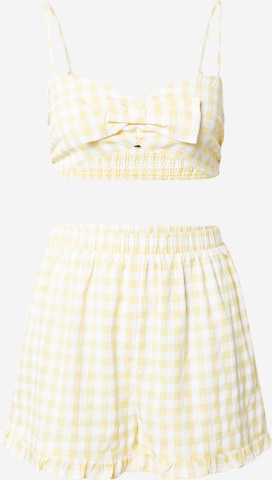 Bustier Bikini Dorothy Perkins en jaune : devant