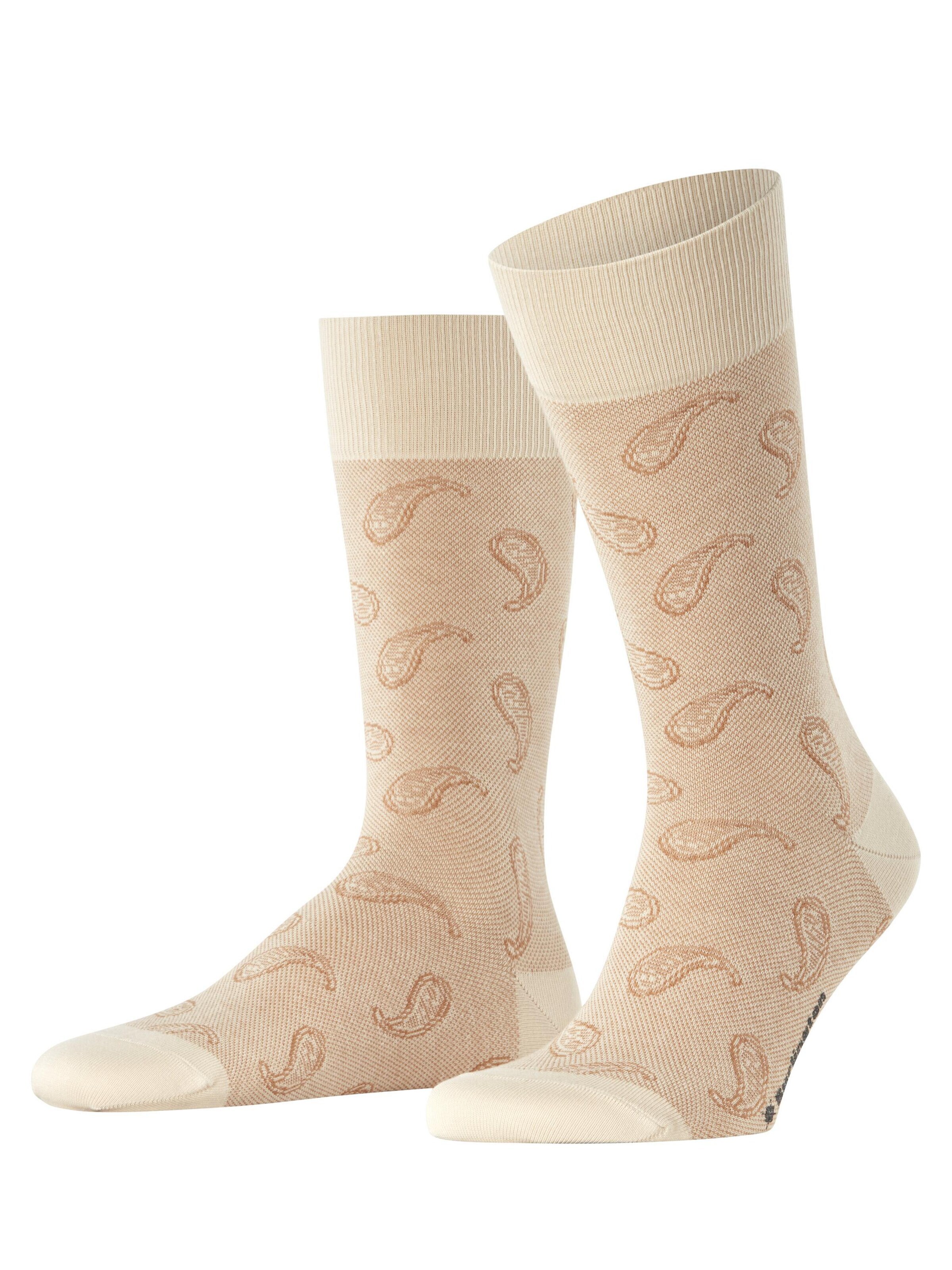 BURLINGTON Socken 'Paisley'‌‌‌‌ in Grau: Vorderseite