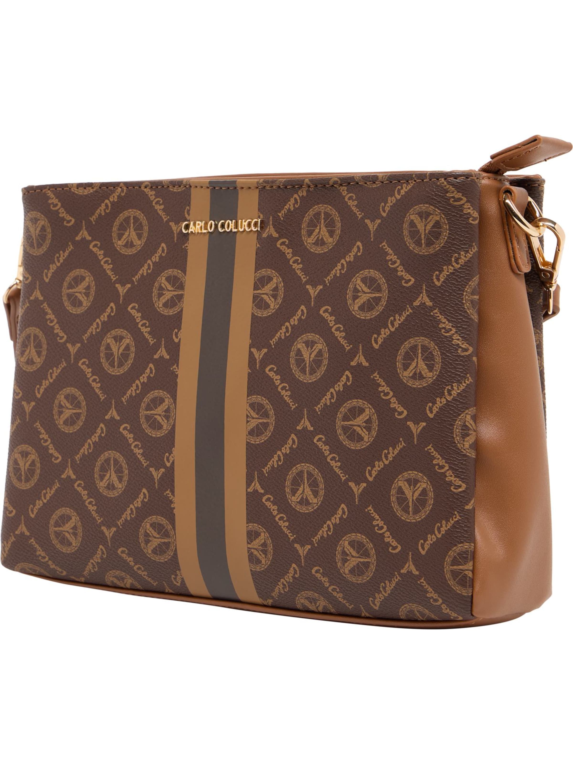 Carlo Colucci Schoudertas 'Farina' in Bruin