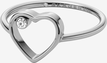 SKAGEN Ring in Silber: predná strana