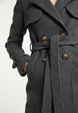 Usha Between-Seasons Coat in Grey