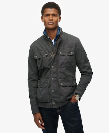 Superdry Tussenjas 'Estate' in Grijs: voorkant