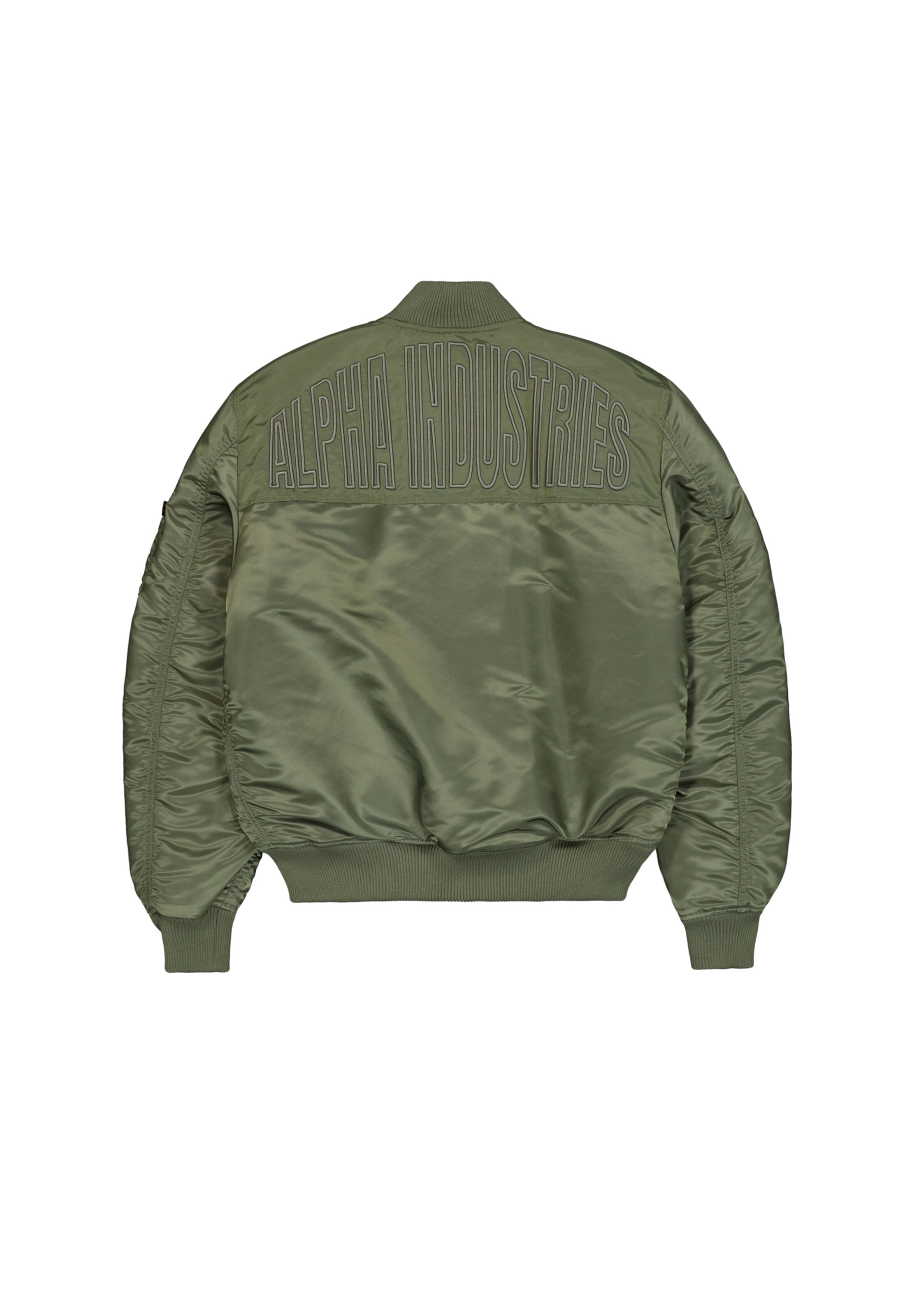 ALPHA INDUSTRIES Välikausitakki 'MA-1 VF' värissä vihreä