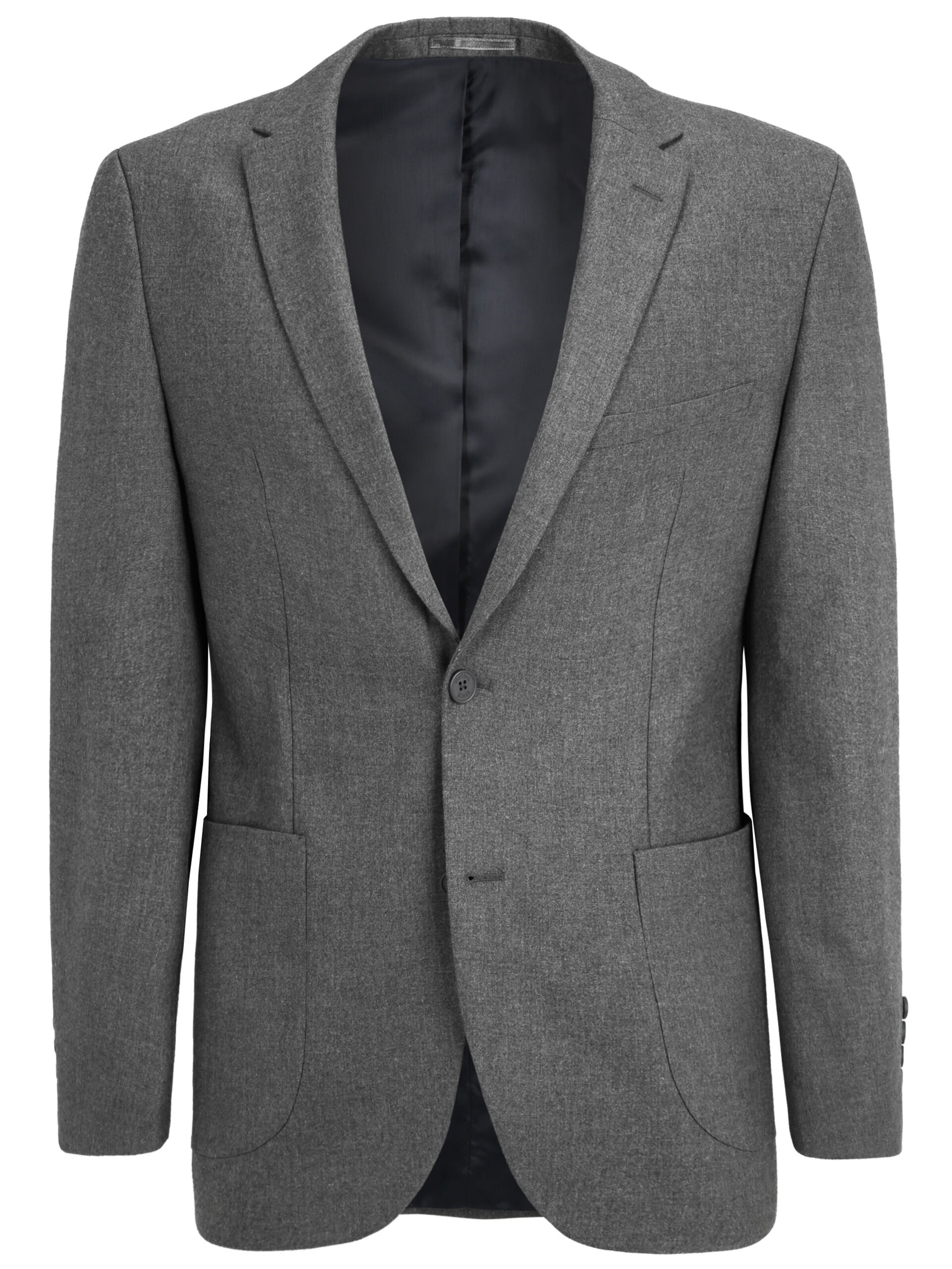 Steffen Klein Regular fit Colbert in Grijs: voorkant