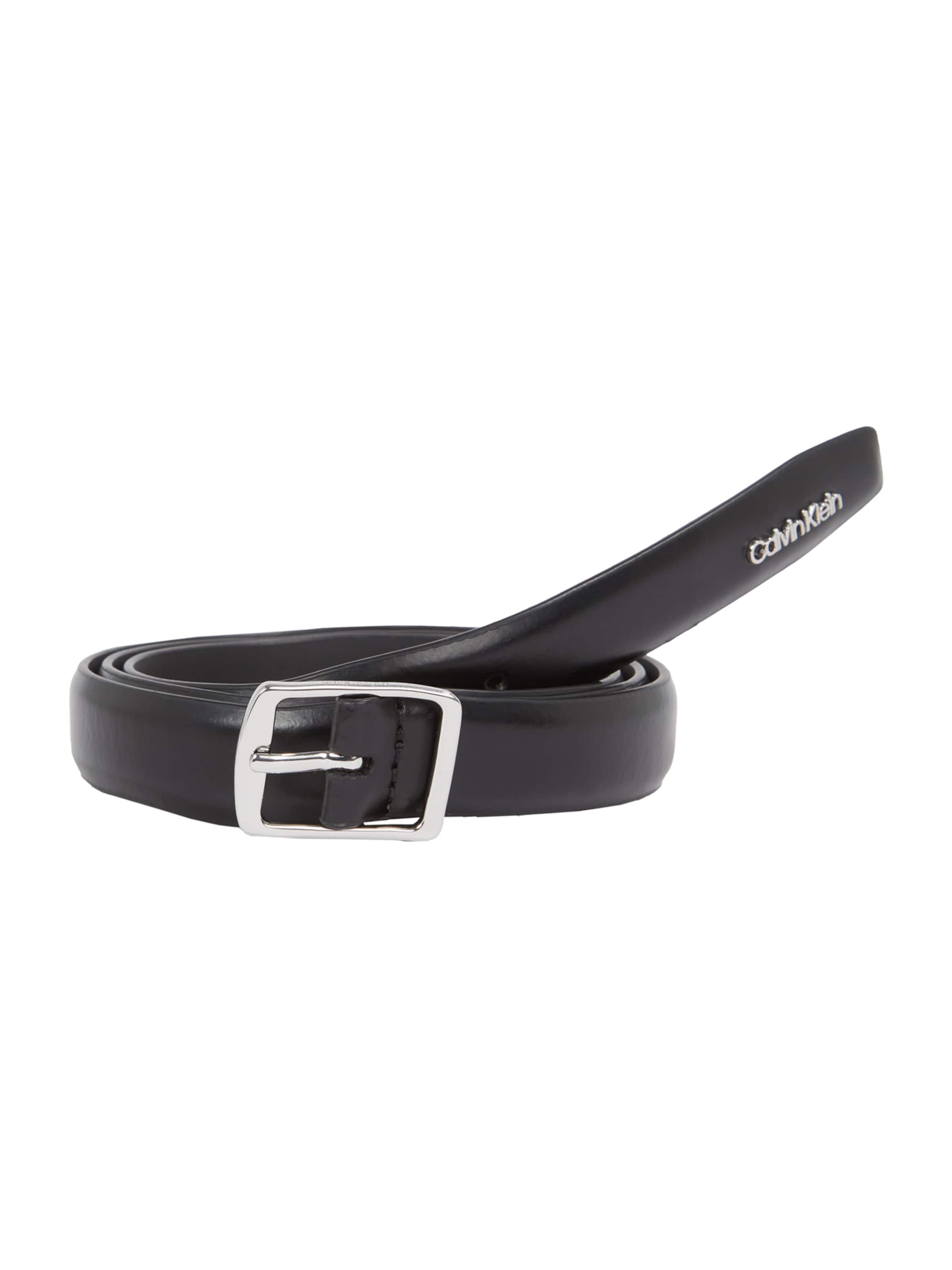 Ceinture Calvin Klein en noir : devant