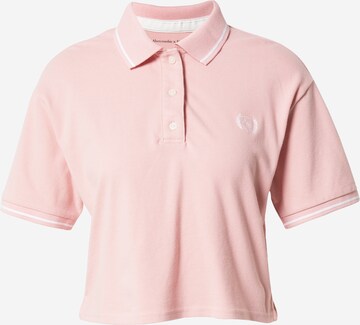 Maglietta 'APAC' di Abercrombie & Fitch in rosa: frontale