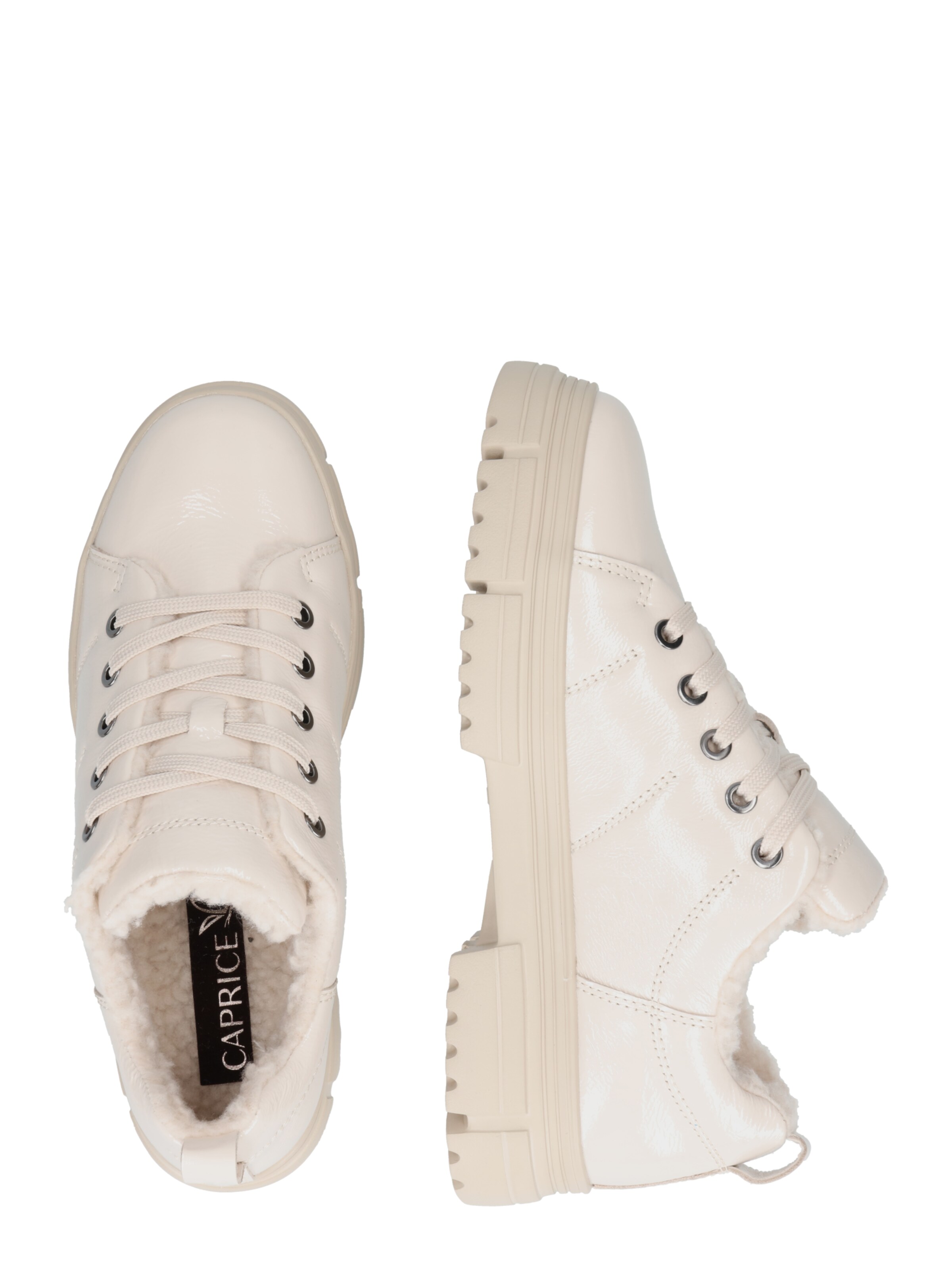 Chaussure à lacets CAPRICE en beige